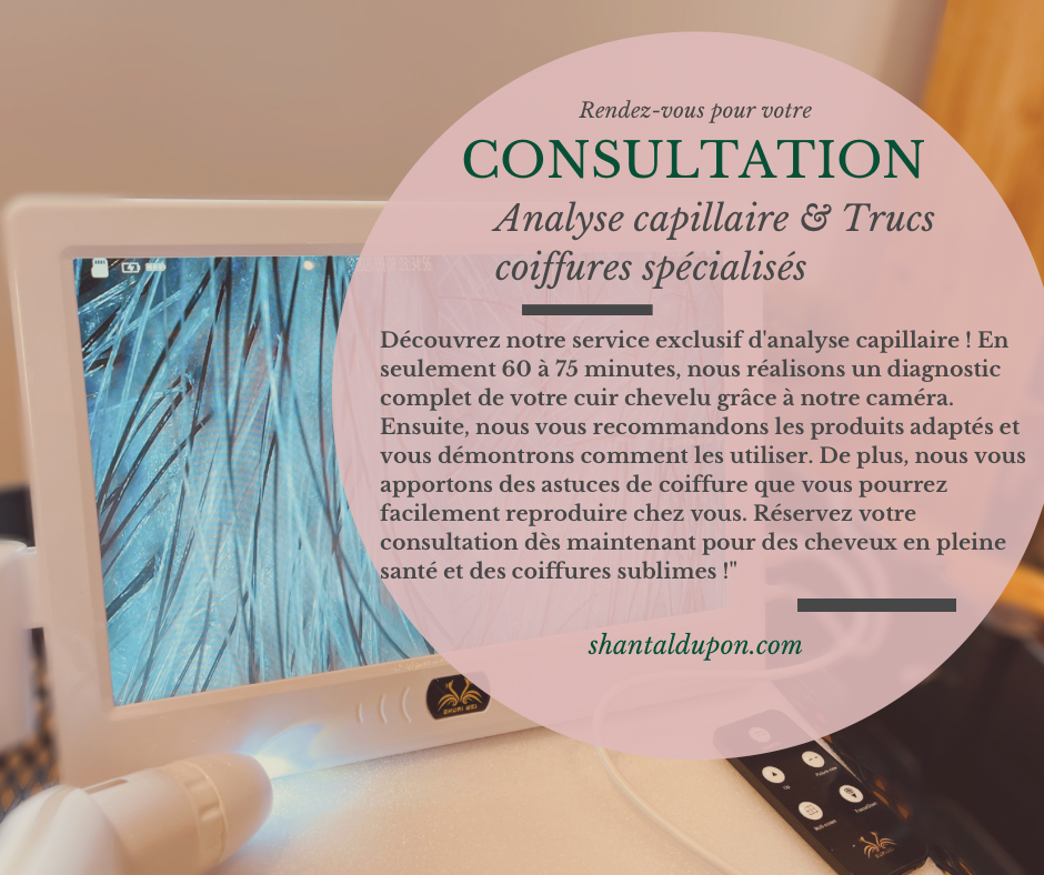 Service exclusif d'analyse capillaire